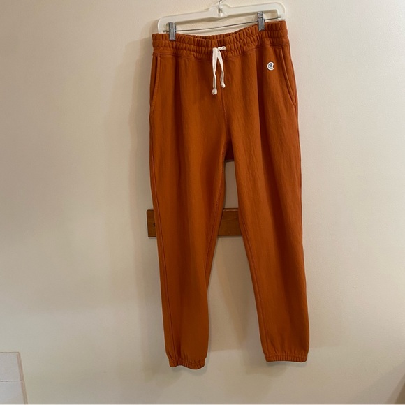Todd Snyder x Champion Relaxed Sweatpants Orange Men’s Sz Medium Cotton Comfy - Picture 1 of 13